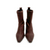 28607 Brown Stretch Ankle Boot