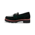 Emma Black Suede/Croco Waterproof Loafer