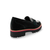 Emma Black Suede/Croco Waterproof Loafer