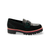 Emma Black Suede/Croco Waterproof Loafer