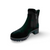 Izzy Black Suede/Nylon Waterproof Boot