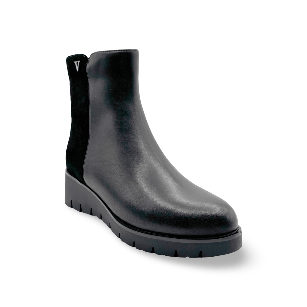 Violet Black Suede/Leather Waterproof Boot