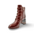 Jazzy WATERPROOF Burgundy Crinkle Patent Boot