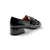 Zapame47 Black Ribbon Low Heel