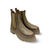 Leilani Beige Chunky Heel Boot