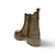 Leilani Beige Chunky Heel Boot