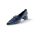 13111M2 Navy Leather Suede Pump