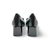 13111M Black Leather Suede Pump