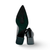 13111M Black Leather Suede Pump