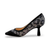 13055MR Grey Animal Print Pump