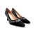 13055MR Grey Animal Print Pump