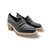 53043M Black Lug Sole Loafer