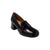 Siana Bordeaux Patent Loafer Heel