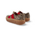 Teni Leopard-Red Suede Flat