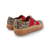 Teni Leopard-Red Suede Flat