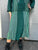 Mix green striped skirt 