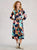 445189 Rua Navy Multi Shirt Dress