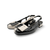 Brookes Black/White Leather Flat