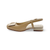 Brookes Sand/Cafe Leather Flat