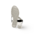 Madis White Black Spot Sandal