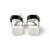Madis White Black Spot Sandal