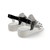 Madis White Black Spot Sandal