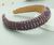 Plum Beaded Sparkle Headband