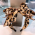 Leopard Satin Bow Headband