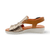 Madis Gold Metallic Leather Sandal