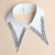 White Rhinestone Collar Necklace