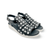 Madis Navy White Spot Sandal