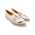 Oclem Stone Leather Flat