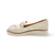 Oclem Stone Leather Flat