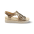 Ansh Gold Leather Sandal