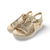 Ansh Gold Leather Sandal