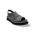 Black sandal with elastic strap 