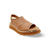 Tan sandal with elastic strap