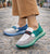 BHV263948 Kansas White/Green Sport Loafer