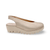 C33152 Pearl Gold Slingback Wedge
