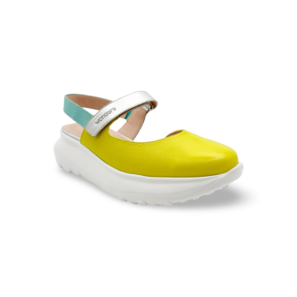 Citrus multi slingback shoe with velcro closure 