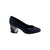 Boric Navy Leather Pump