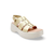 D9724 Gold Platform Sandal