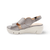 D8210 Pewter Platform Sandal