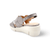 D8210 Pewter Platform Sandal