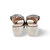 D8210 Pewter Platform Sandal