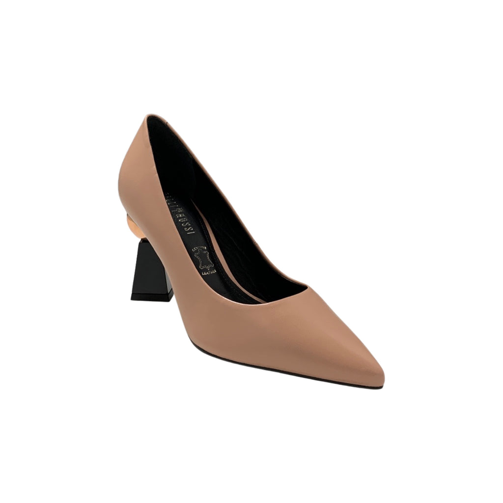 Eva Blush Leather Pump