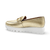 A2462 Gold Platform Loafer