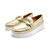 A2462 Gold Platform Loafer