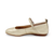 A86101 Gold Mary Jane Flat