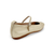 A86101 Gold Mary Jane Flat